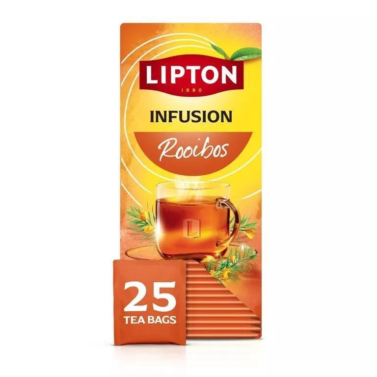 Lipton Rooibos Theezakjes 25x1,6gr