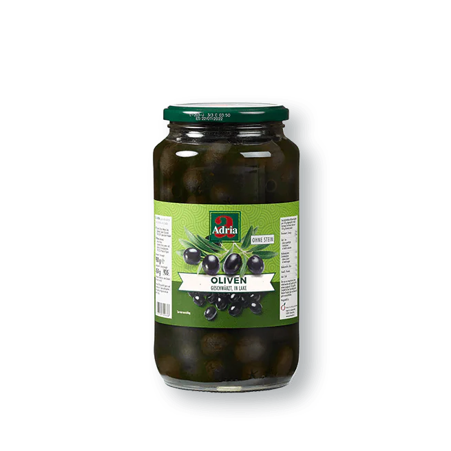 Adria Olijven Zwart Onpit 935ml