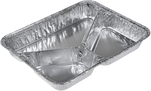 Aluminium Menubakken 3 vaks hoog (R819G)