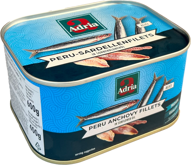 Adria Anjovisfilet in Olie 600gr