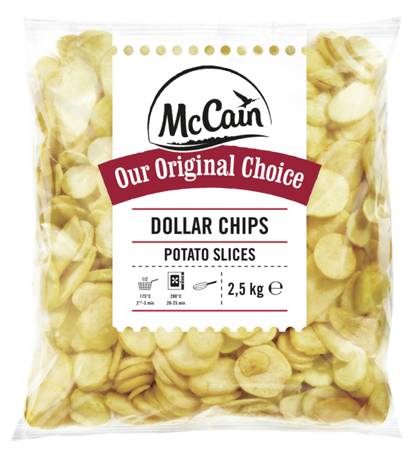 McCain Dollar Chips 4x2,5kg